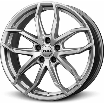 Alu kola RIAL Lucca, 16x6.5 5x112 ET46, stříbrná