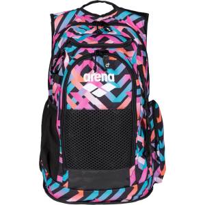 arena all set backpack 45l allover texture