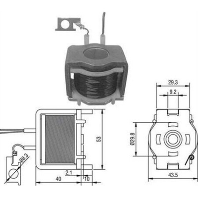 Elektromagnetický spínač pre żtartér MAGNETI MARELLI 940113050024