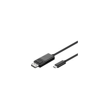 MicroConnect USB3.1CDPB05 USB3.1 C (M) - DisplayPort V1.2 (M) / 4K*2K@60Hz, 0,5m, černý