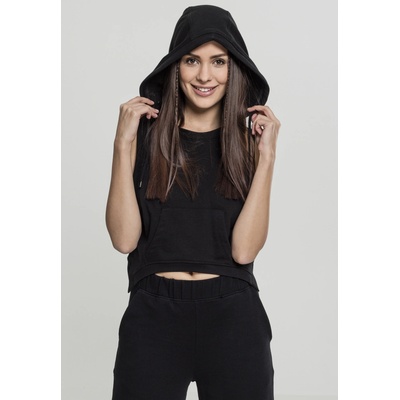 Urban Classics Ladies Hooded Terry Tank black