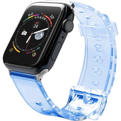 HQWear Резервна силиконова каишка HQWear за Apple Watch 6/5/4/3/2/SE(40mm/38mm), Син (KXG0021979)