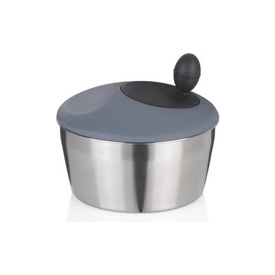 KELA Odstředivka na salát Romy nerez 18/10 stříbrná matná 12,0cm 24,5cm 4,0l KL-12149