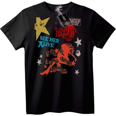 NOONEBRAND Тениска Кейти на живо - S, Black