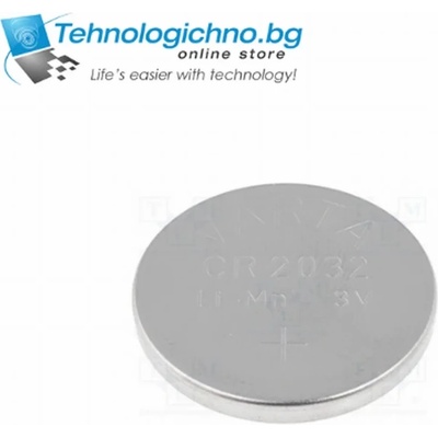 Плоска батерия CR2032, 3VDC, 230mAh (091104168)
