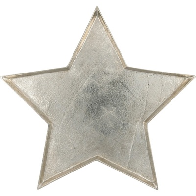 GREEN GATE Kovový podnos Star Champagne 39 cm