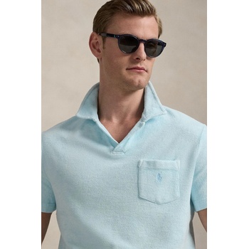 Ralph Lauren Памучна тениска с яка Polo Ralph Lauren Polo Shirt в синьо с изчистен дизайн 710965382 (710965382)
