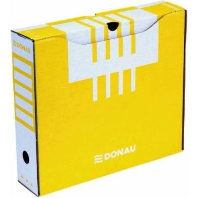 Donau Archivní box 80 mm žlutý