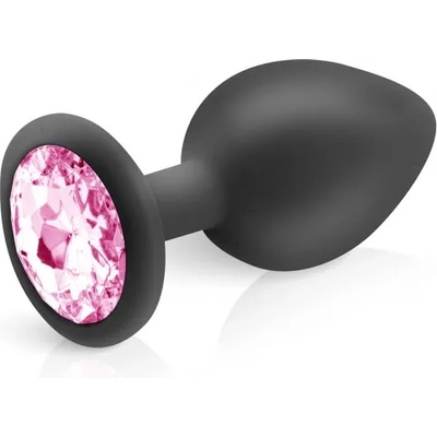 Hidden Eden Анален разширител от силикон с розов кристал Hidden Eden размер L