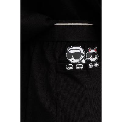 Karl Lagerfeld пижама дамска от памук с еластан IKON (B2W45005)