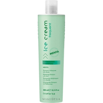 Inebrya Refreshing Shampoo Mint osviežujúci šampón s mätou 300 ml