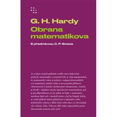 Obrana matematikova - G. H. Hardy