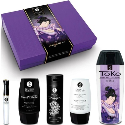 Shunga naughtier kit 165 ml + 30 ml + 60 ml + 30 ml + 10 ml