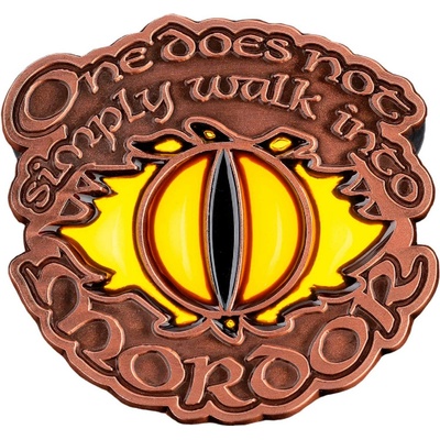 Weta Workshop The Lord Of The Rings, odznáček, "One Does Not Simply Walk Into Mordor", 862404528