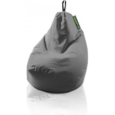 SakyPaky Banana sedací vak světle šedý melí