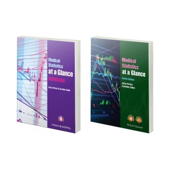 Medical Statistics at a Glance 4th Edition Text and Workbook | Aviva Petrie, Caroline Sabin