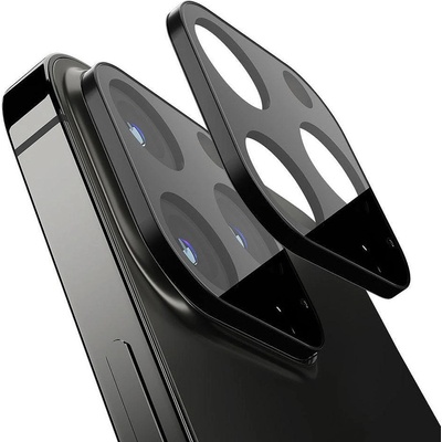 bGreen Стъклен протектор за задна камера 5D Full bGreen за Apple iPhone 13 Pro, 13 Pro Max, Черен (17233)