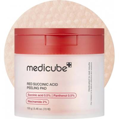 medicube Red Succinic Acid Peeling Pad Почистващи продукти за лице 70pcs