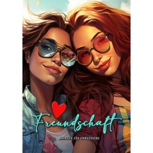 Freundschaft Malbuch für Erwachsene | Monsoon Publishing, Musterstück Grafik (2023)