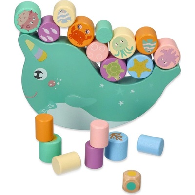 Adam toys vyvažovanie balansujúci delfín