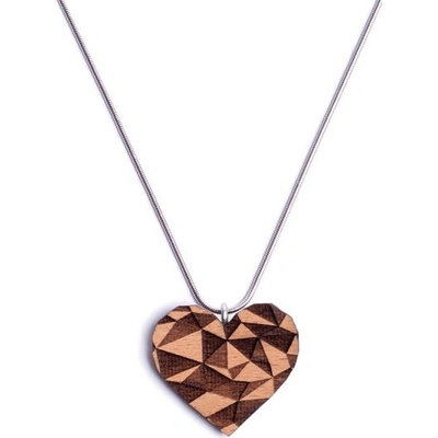 BeWooden Dámský dřevěný přívěsek na krk Love Pendant AP24