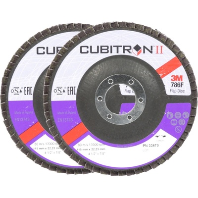 3M Cubitron II Lamelový kotouč 115 mm 40 7100101776 2 ks