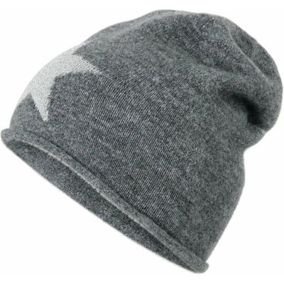 Beanie z jemného úpletu s trblietavými hviezdami