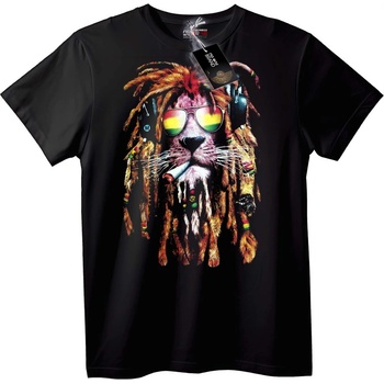 NOONEBRAND Тениска Rasta Лъв - L, White