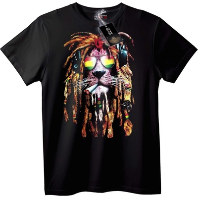 NOONEBRAND Тениска Rasta Лъв - L, White