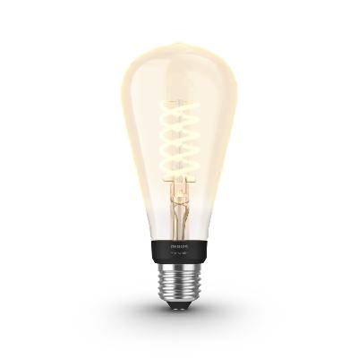 PHILIPS HueW 7W Fil ST72 EUR E27 (929002459201)