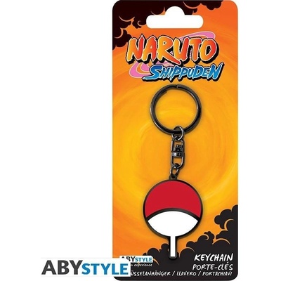 Prívesok na kľúče NARUTO SHIPPUDEN UCHIHA SYMBOL METAL KEYCHAIN