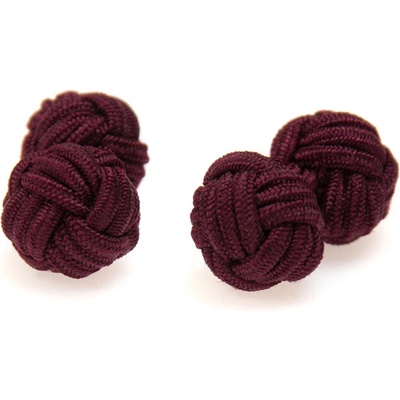 Avantgard Knots manžetové uzlíky 614-13 bordó – Zboží Dáma