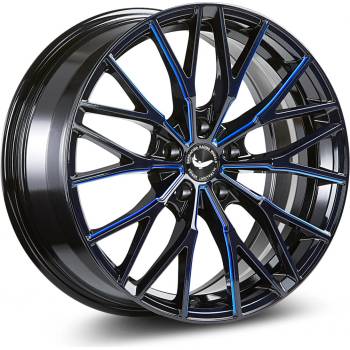 Barracuda Project THREE 8,5x19 5x112 ET33 gloss black flash blue