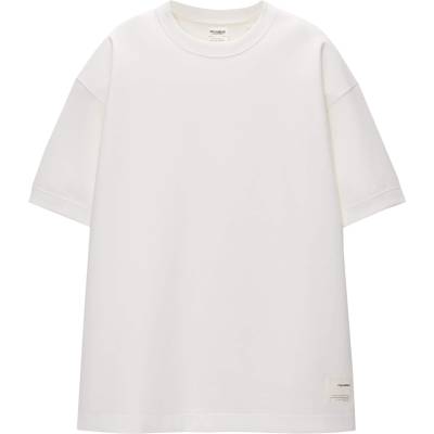 Pull&Bear Тениска бяло, размер S