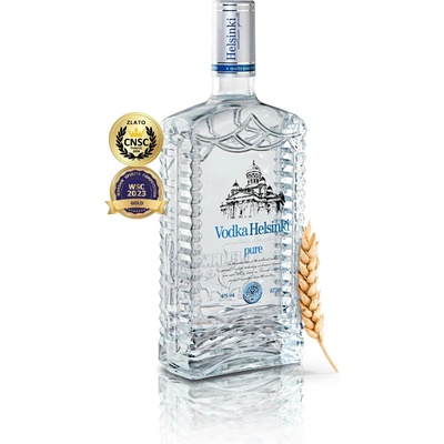 Vodka Helsinki Pure 40% 1 l (holá láhev)