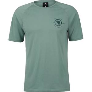 Endura Фланелка с къс ръкав за колоездене Endura Loop S/S Tech Tee Cycling jersey - Sage Green - размер XL (056-3534-0515)