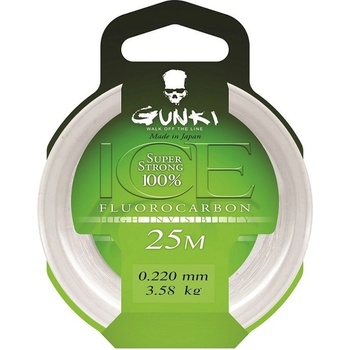Gunki Fluorocarbone Ice 25 m 0,265 mm