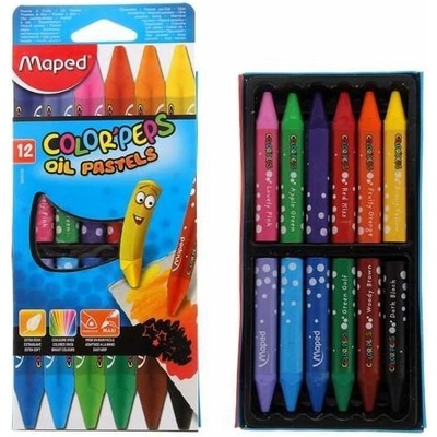 MAPED Olejové voskovky Color'Peps 12ks