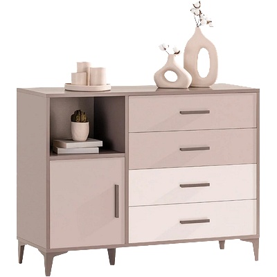 Carmen Детски скрин с шкаф и чекмеджета riga (3575309)