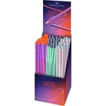 Faber-Castell Графитен молив, B, триъгълен, FABER-CASTELL "Grip 2001 Flow", смесени цветове 117026 (117026)