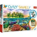 Trefl Puzzle - 600 Crazy Shapes - Tropical Island 11113