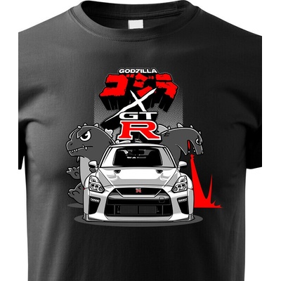 Dětské tričko Nissan GTR Godzilla ČernáCanvas Dětské tričko Bezvatriko.cz 1852