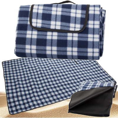Verk Pikniková deka 150 x 200 cm károvaná modrá II