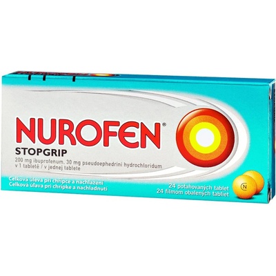 NUROFEN STOPGRIP POR 200MG/30MG TBL FLM 24