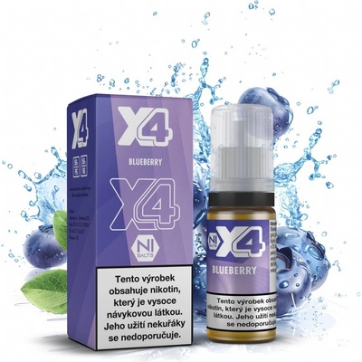 X4 Bar Juice Blueberry 10 ml 20 mg