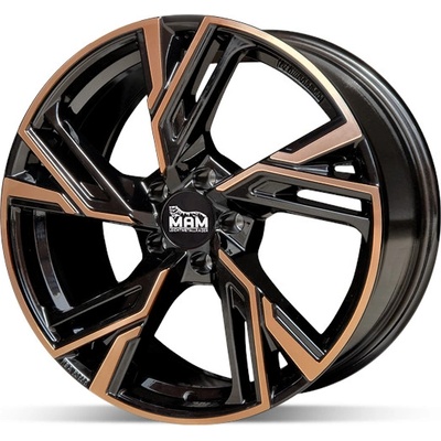 MAM RS5 8.5x19 5x114.3 ET40 black matt copper