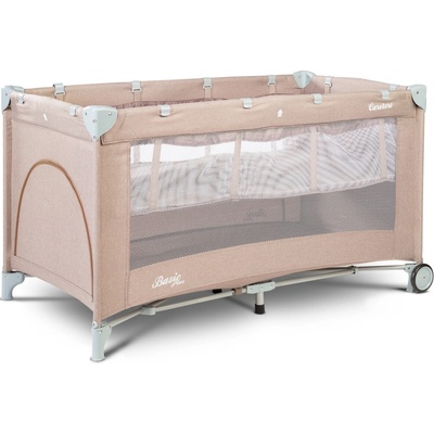 Caretero Cestovní postýlka Basic Plus Beige