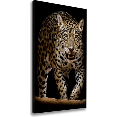 Vertikálny moderný fotoobraz canvas na ráme Jaguár 50x100 cm