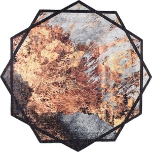 Vitaus Кръгъл килим ø 100 cm - Vitaus (FGR-S413-Yuvarlak-100x100)