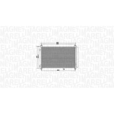Kondenzátor klimatizace MAGNETI MARELLI 350203991000